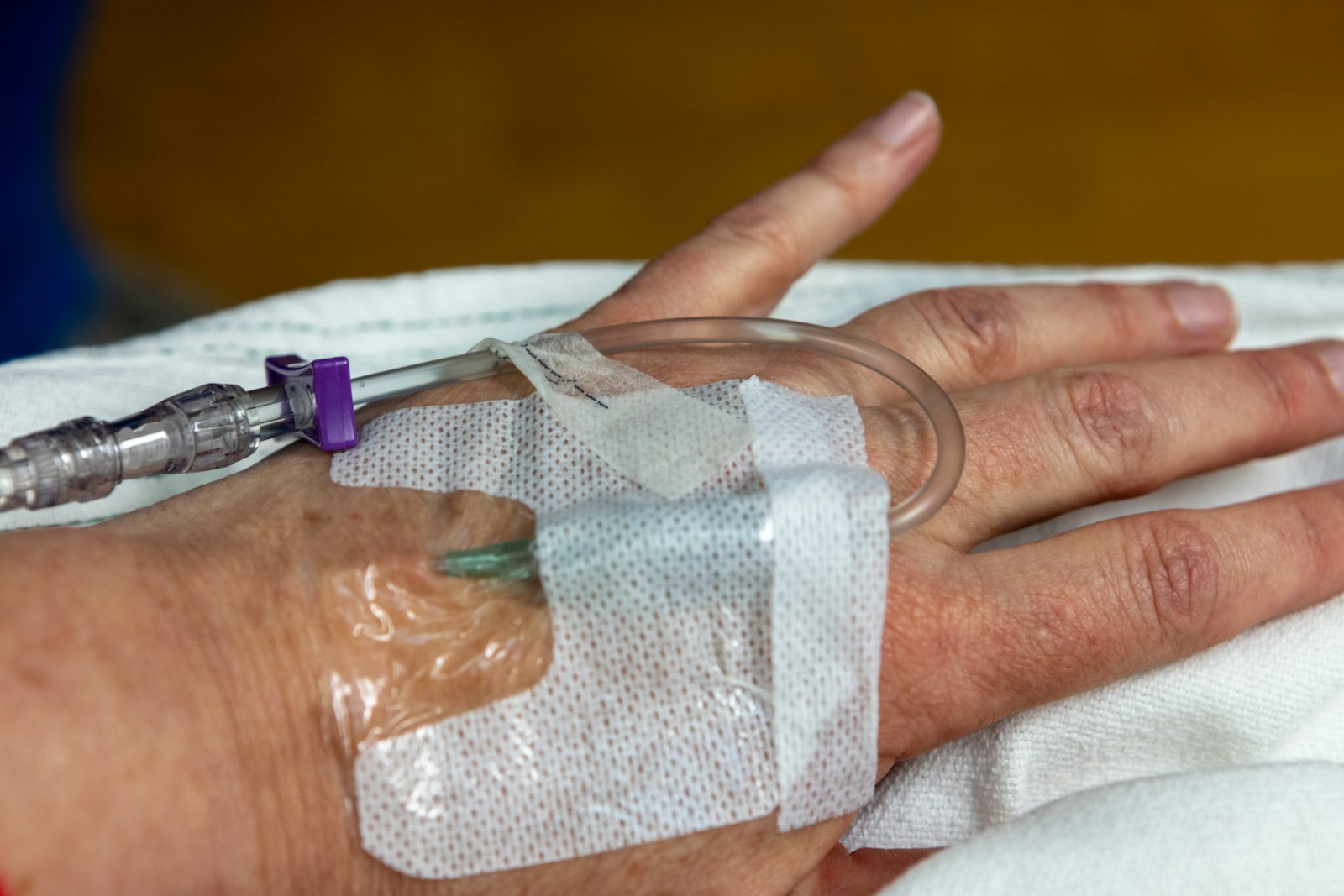 Client receiving IV therapy at Mixt IV Spa